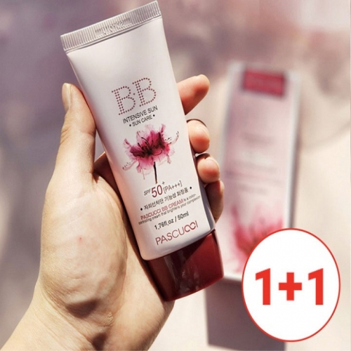 [파스쿠치] 인텐시브 쌩얼톤업 SUN 비비크림 1+1  (클렌징)