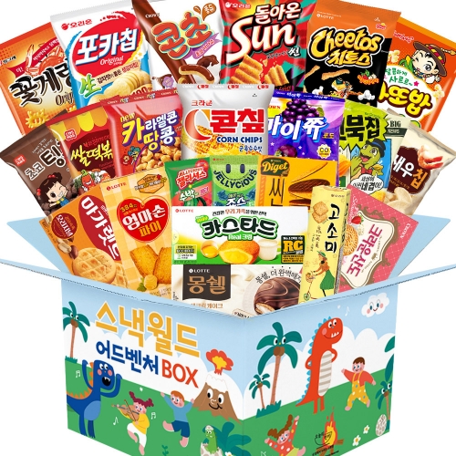 유치원 어린이집 학교 과자 스낵월드 어드벤처 프리미엄 세트  (과자/껌/스낵류)
