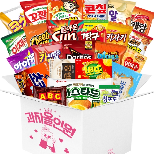 유치원 어린이집 학교 과자 간식 올인원 세트  (과자/껌/스낵류)