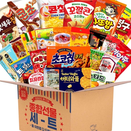 유치원 어린이집 학교 과자 간식 추억의간식B 종합과자 선물세트  (과자/껌/스낵류)