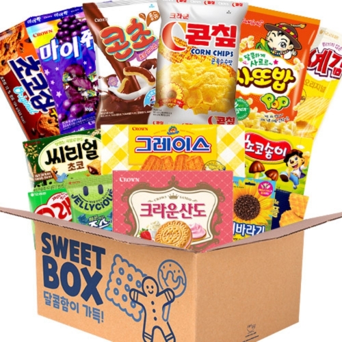 유치원 어린이집 학교 과자 간식 스위트박스 선물 세트 [심플A]  (과자/껌/스낵류)