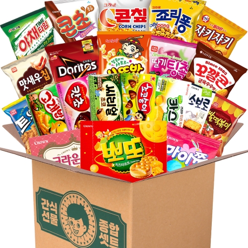 유치원 어린이집 학교 과자 간식 종합 선물세트 [프리미엄A]  (과자/껌/스낵류)
