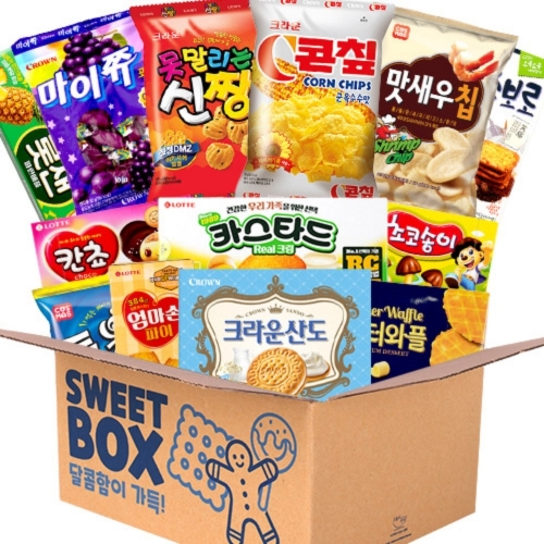 유치원 어린이집 학교 과자 간식 스위트박스 선물세트 (심플B)  (과자/껌/스낵류)