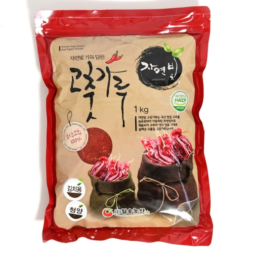 국내산 청양고추 매운청양고춧가루 고운입자 1kg  (고춧가루)