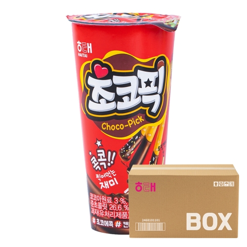 해태 초코픽 45g 24입  (과자/껌/스낵류)