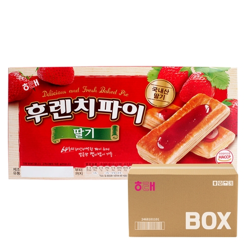 해태 후렌치파이 딸기 192g 12입  (과자/껌/스낵류)