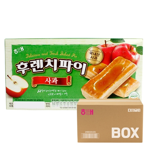 해태 후렌치파이 사과 192g 12입  (과자/껌/스낵류)
