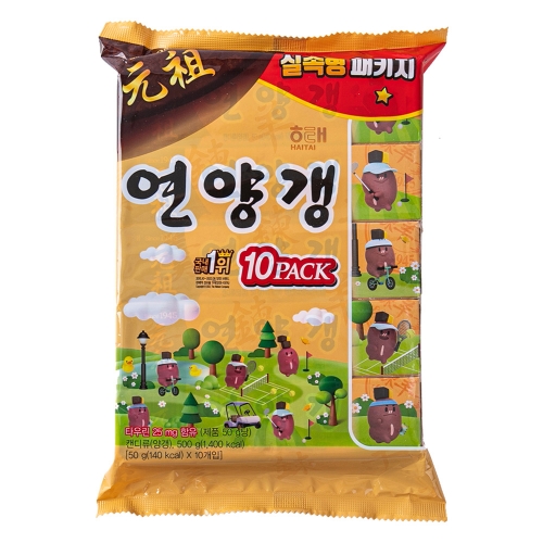 해태 연양갱 10팩 500g  (과자/껌/스낵류)