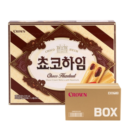 크라운 쵸코하임 284g 12입  (과자/껌/스낵류)