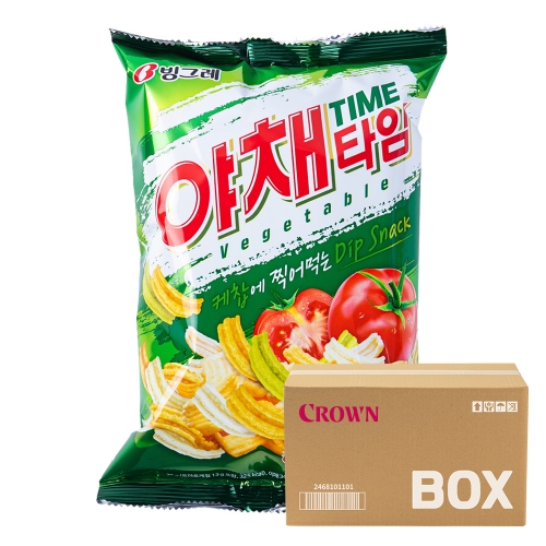 크라운 야채타임 70g 16입  (과자/껌/스낵류)