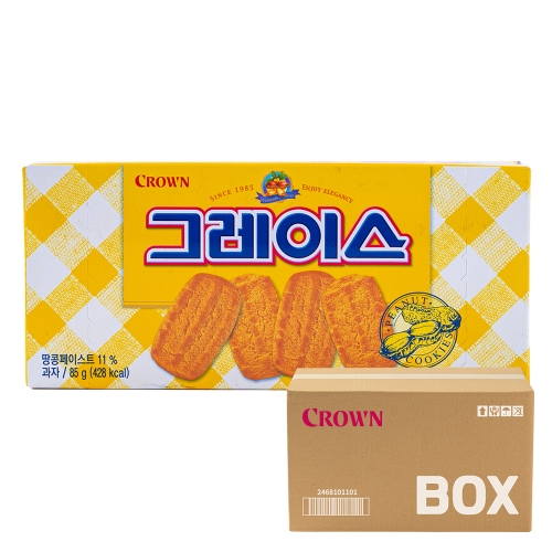크라운 그레이스 85g 24입  (과자/껌/스낵류)