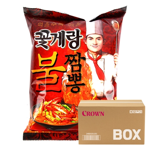 크라운 꽃게랑 불짬뽕 70g 16입  (과자/껌/스낵류)