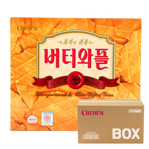 크라운 버터와플 316g 10입  (과자/껌/스낵류)