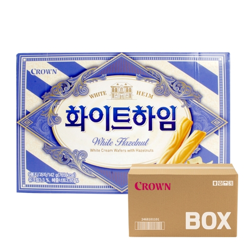 크라운 화이트하임 142g 20입  (과자/껌/스낵류)