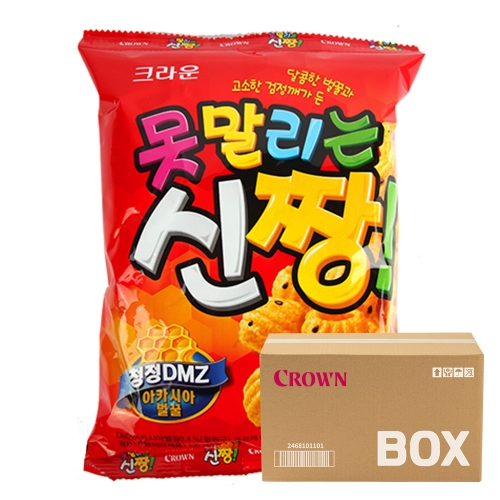 크라운 신짱 120g 18입  (과자/껌/스낵류)