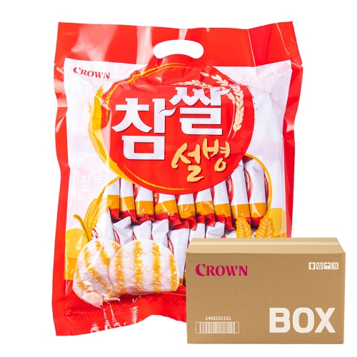 크라운 참쌀 설병 270g 10입  (과자/껌/스낵류)