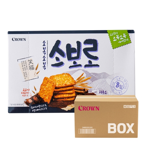 크라운 소복소복 소보로 240g 10입  (과자/껌/스낵류)