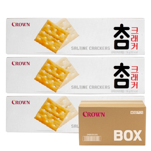 크라운 참크래커 56g 24입  (과자/껌/스낵류)