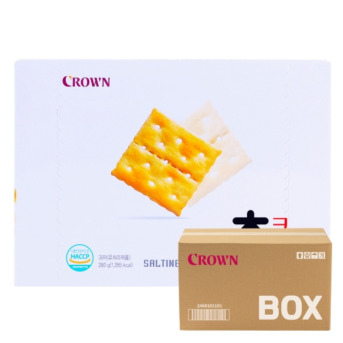 크라운 참크래커 280g 10입  (과자/껌/스낵류)