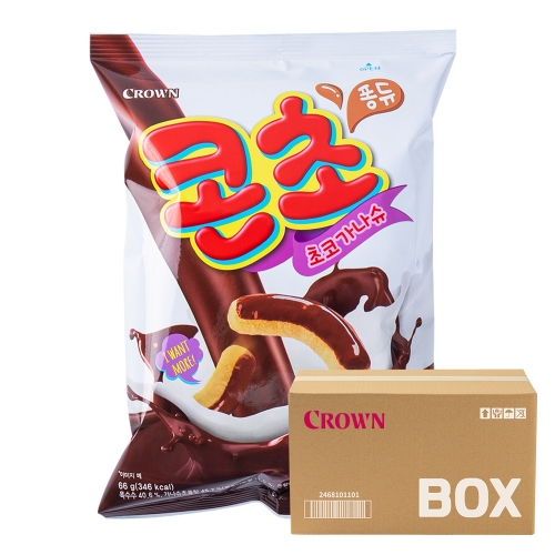 크라운 콘초 66g 18입  (과자/껌/스낵류)