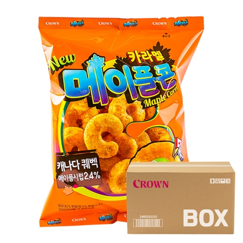 크라운 메이플콘 74g 16입  (과자/껌/스낵류)