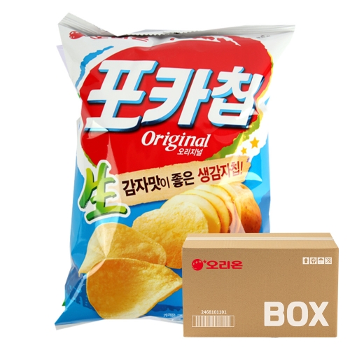 오리온 포카칩 오리 66g 20입  (과자/껌/스낵류)