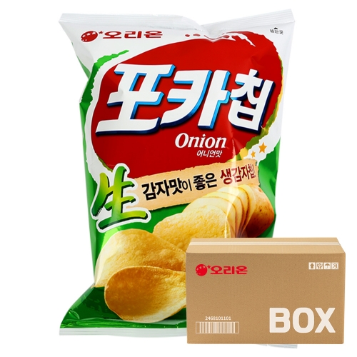 오리온 포카칩 어니언 110g 12입  (과자/껌/스낵류)