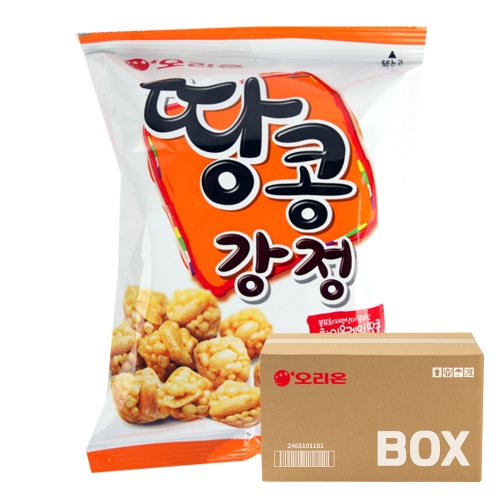 오리온 땅콩강정 80g 12입  (과자/껌/스낵류)