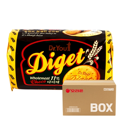 오리온 다이제 초코 225g 16입  (과자/껌/스낵류)