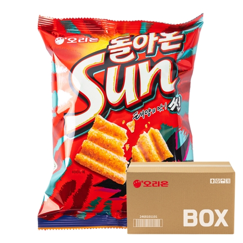 오리온 썬 핫스파이시맛 64g 24입  (과자/껌/스낵류)