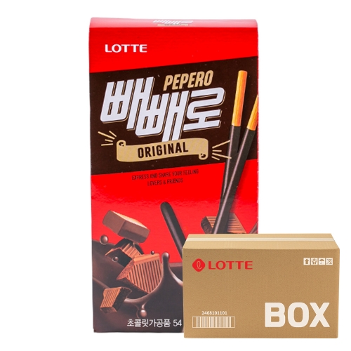 롯데 빼빼로 초코 54g 40입  (과자/껌/스낵류)