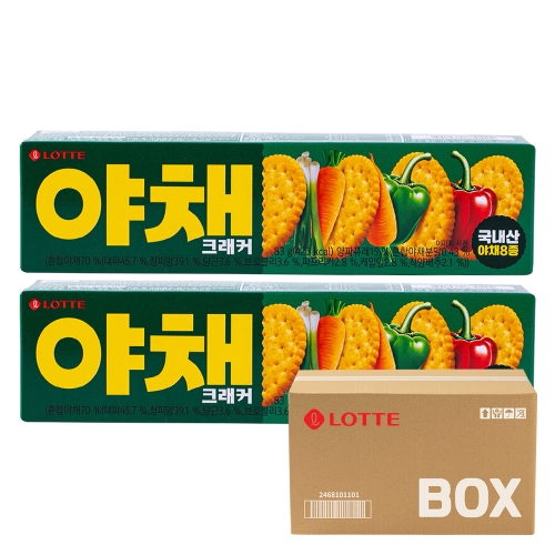 롯데 야채크래커 83g 30입  (과자/껌/스낵류)