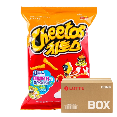 롯데 치토스 바비큐 소 82g 16입  (과자/껌/스낵류)