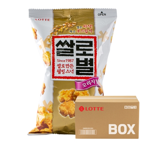 롯데 쌀로별 오리지널 78g 16입  (과자/껌/스낵류)