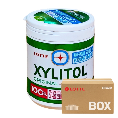 롯데 자일리톨 용기 100g 24입  (과자/껌/스낵류)