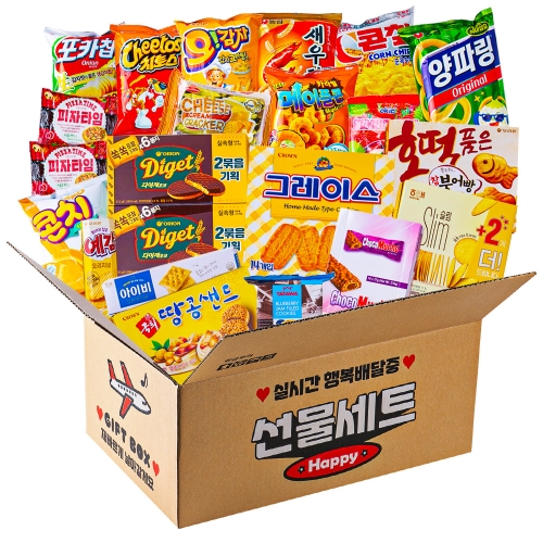 행복배달 사무실 회사 탕비실 간식 3호  (과자/껌/스낵류)
