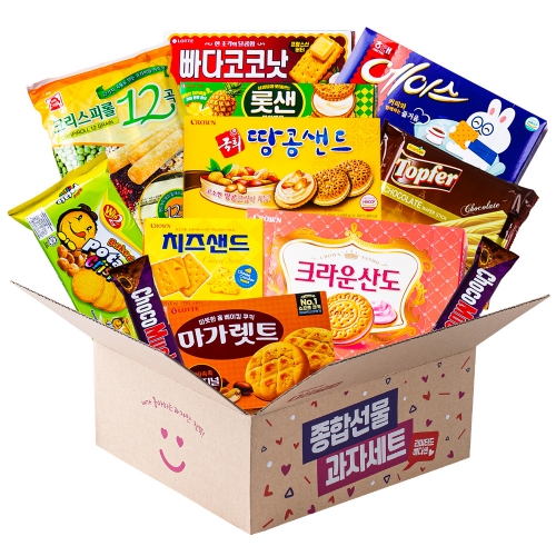 종합 선물 사무실 회사 탕비실 간식 12종  (과자/껌/스낵류)