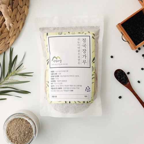 산촌마을 정윤자 명인 쥐눈이콩 청국장가루 500g  (조미료/분말류)