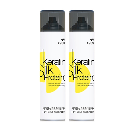꽃을든남자 케라틴 실크프로테인 헤어스프레이 후르티향 300ml x 2개   (헤어스타일링/헤어영양제)
