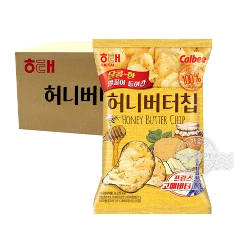 해태 [박스] 허니버터칩 60g 20입  (과자/껌/스낵류)