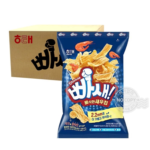 해태 빠새 빠삭한새우칩 60g 16개입 [박스]  (과자/껌/스낵류)