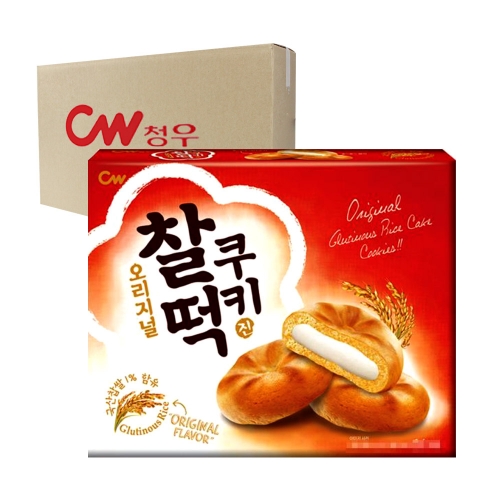 청우 오리지날찰떡쿠키 258g 10개입 [박스]  (과자/껌/스낵류)