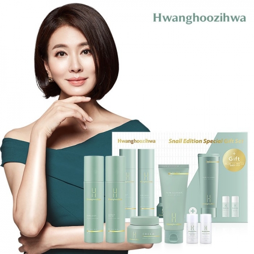 황후지화 스네일 에디션 스페셜 기프트세트 3종세트+증정3종(폼클렌저 100ml,에센스워터 15ml 에멀전 15ml)  (스킨케어세트)