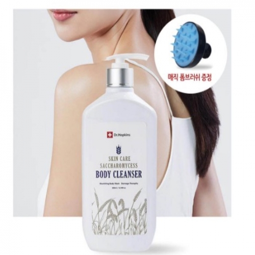 스킨케어 맥주발효 효모 바디 클렌저 500mlx5EA + 포고니아 매직 폼브러쉬 증정  (스킨케어세트)