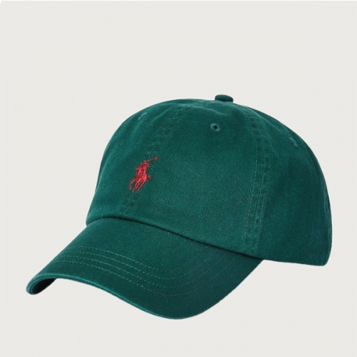 POLO 폴로랄프로렌 클래식 포니로고 캡 모자 그린 710667709031 레드포니 야구모자  (모자)