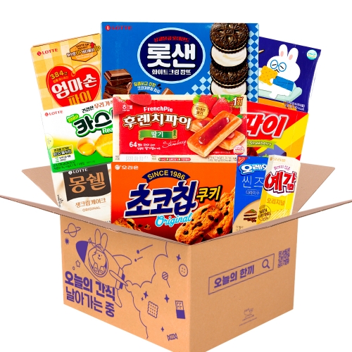 치바리아 회사 탕비실 사무실 간식 과자 세트 3-2  (과자/껌/스낵류)
