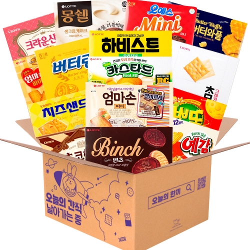 치바리아 회사 탕비실 사무실 간식 과자 세트 6-2  (과자/껌/스낵류)