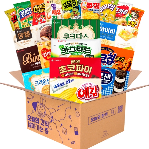 치바리아 사무실 탕비실 회사 간식 과자 세트 6-2  (과자/껌/스낵류)