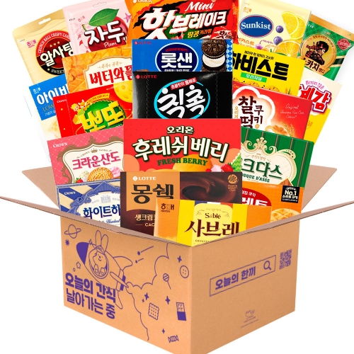 치바리아 사무실 탕비실 회사 간식 과자 세트 9-2  (과자/껌/스낵류)