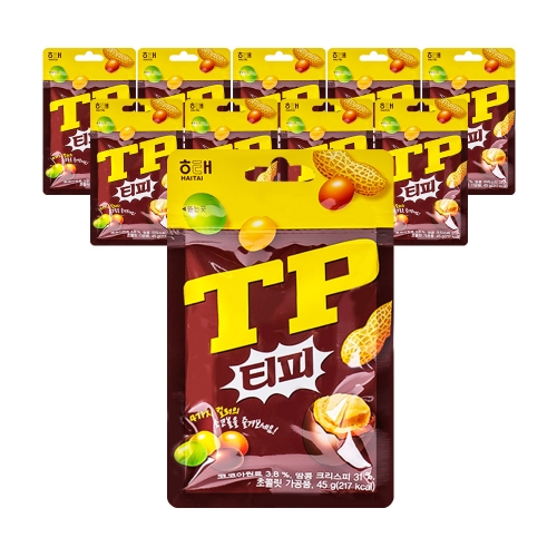 해태 티피 오리지널 45g 10입  (과자/껌/스낵류)